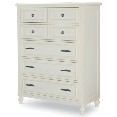 Transitional 5-Drawer Chest